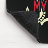 Mein Boot, meine Regeln Anker Cooler Besitzer Segl Mousepad (Ecke)