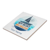 Mein Boot meine Regeln für Captain oder Skipper Vi Fliese (Seite)