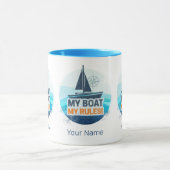 Mein Boot meine Regeln für Captain oder Skipper Vi Tasse (Zentrum)