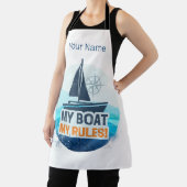 Mein Boot, meine Regeln für Kapitän oder Skipper V Schürze (InSitu)