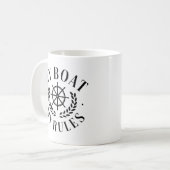 Mein Boot meine Regeln Kaffeetasse (Vorderseite Links)