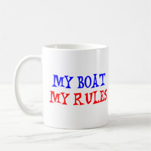 mein Boot, meine Regeln Kaffeetasse