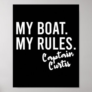 Mein Boot, meine Regeln, Kapitän Curtis, personali Poster