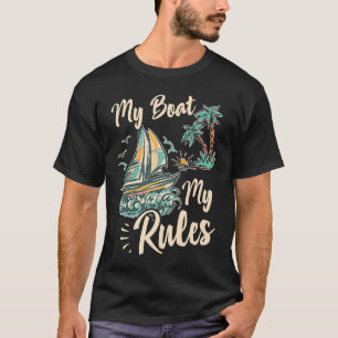 Mein Boot, meine Regeln Katamaran Kapitän 2 T-Shirt
