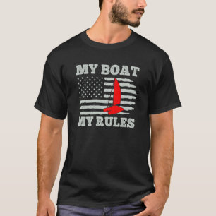 Mein Boot, meine Regeln Katamaran Kapitän T-Shirt