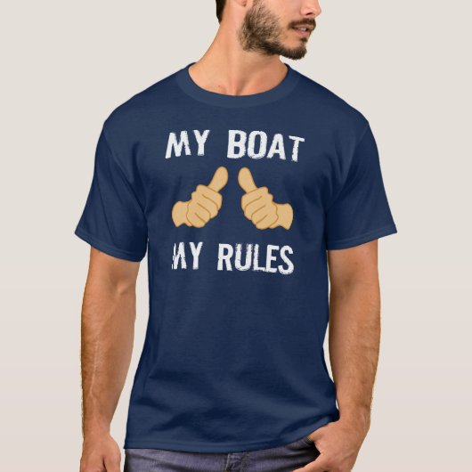 MEIN BOOT MEINE REGELN T-Shirt (Vorderseite)