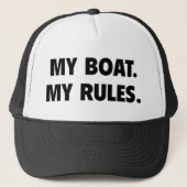 Mein Boot. Meine Regeln. Truckerkappe (Vorderseite)