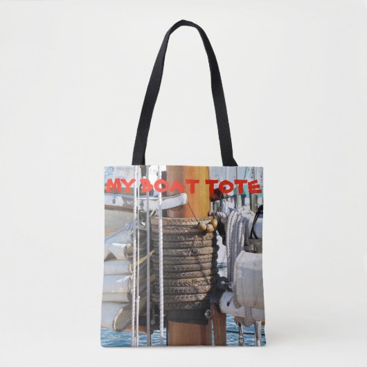 Mein Boot Tote Bag Tasche (Vorderseite)