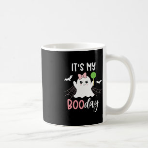 Mein Bootstag Niedliches Halloween-Geburtstagsgeis Kaffeetasse
