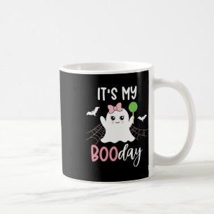 Mein Bootstag Niedliches Halloween-Geburtstagsgeis Kaffeetasse