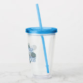 Mein Boss hat Pfosten Akrylic Tumbler Acryltrinkbecher (Links)