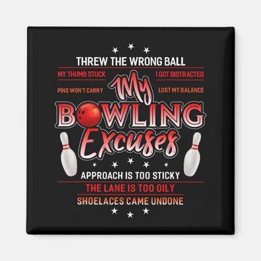 Mein Bowling entschuldigt den Spaß am Bowling Magnet (Vorne)