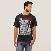 Mein Bowling entschuldigt Funny Bowler T-Shirt (Vorne ganz)