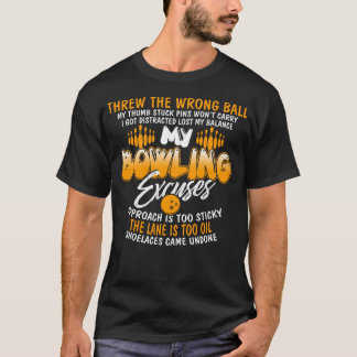 Mein Bowling entschuldigt Shirt Bowling