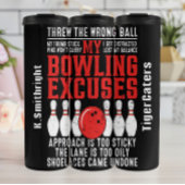 Mein Bowling entschuldigt sich für lustige Grafik Thermosbecher