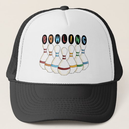 Mein Bowling Hat Truckerkappe (Vorderseite)