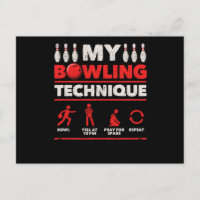 Mein Bowling Technik Bowl Yell um 10 Button beten