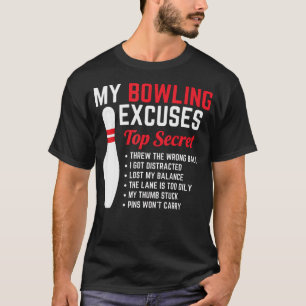Mein Bowling-Technik-Geheimnis Lustiges Bowling T-Shirt