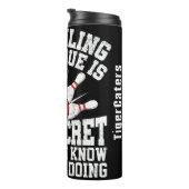 Mein Bowling Technik Top Secret Graphic Thermosbecher (Nach rechts gedreht)