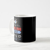 Mein Bowling Technique Bowling Funny Bowler Gesche Kaffeetasse (Vorderseite Links)