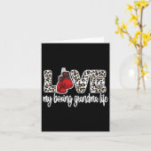 Mein Boxen Oma Life Best Boxen Großmutter Karte (Gelbe Blume)