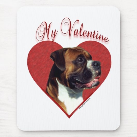 Mein Boxer Valentine Mousepad (Vorne)