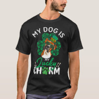 Mein Boxerhund ist mein Glücksbringer Irischer St.