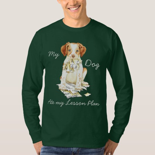 Mein Bretagne Ate My Lessingplan T-Shirt (Vorderseite)
