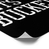 Mein Bro bekommt Eimer - lustiger Bruder und Schwe Poster (Ecke)