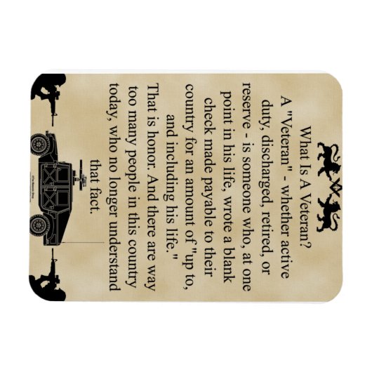 Mein Bruder, der Veteran Magnet (Horizontal)