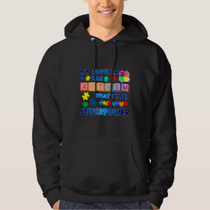 Mein Bruder hat Autismus, was für eine Supermacht Hoodie