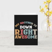 Mein Bruder hat recht Phantastisch Karte (Gelbe Blume)