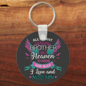 Mein Bruder im Himmel Schlüsselanhänger (Vorderseite)