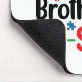 Mein Bruder ist Au-some Autismus Awareness Sibling Mousepad (Ecke)