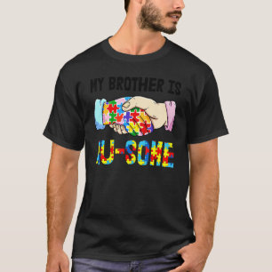 Mein Bruder ist au toller Autismus Kinder Autism T-Shirt