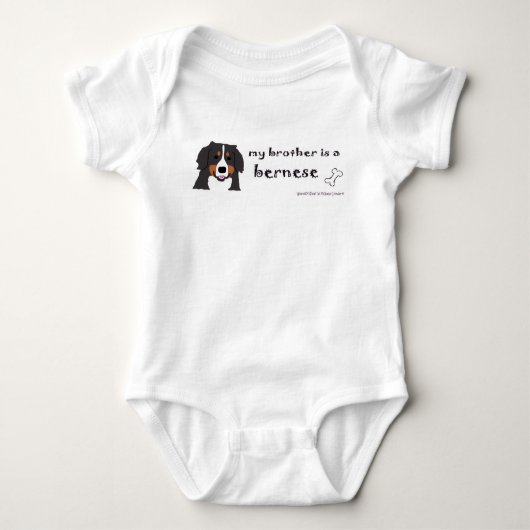 Mein Bruder ist Bermese Baby Strampler (Vorderseite)