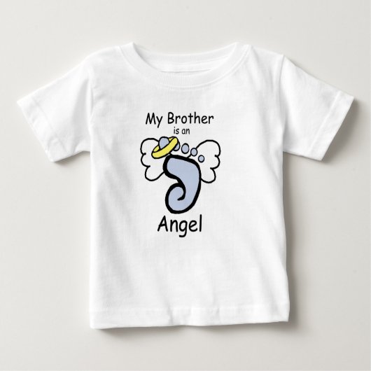 Mein Bruder ist ein Engel-Shirt Baby T-shirt (Vorderseite)