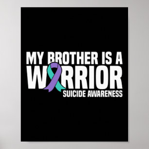 Mein Bruder ist ein Krieger-Awarene zur Suizidpräv Poster