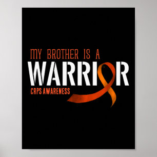 Mein Bruder ist ein Krieger-Crps-Bewusstseinsmonat Poster