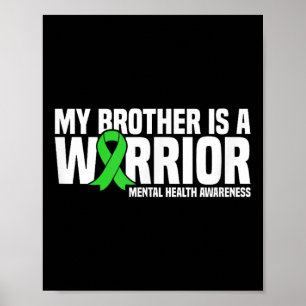 Mein Bruder ist ein Krieger, der die psychische Ge Poster