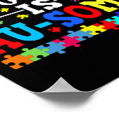 Mein Bruder ist ein paar Autismus-Bewusstseinsgesc Poster (Ecke)