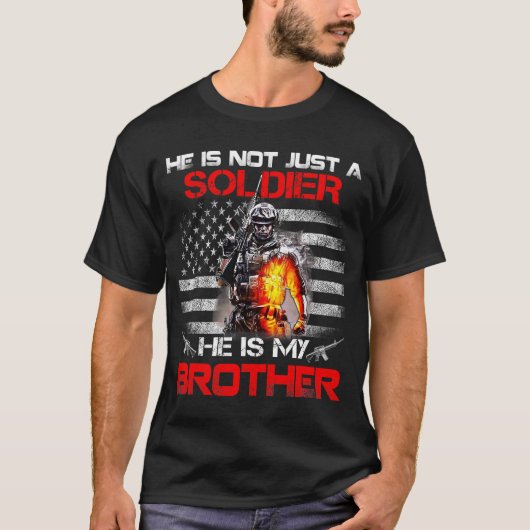 Mein Bruder ist ein Soldat der Proud Army Schweste T-Shirt (Vorderseite)