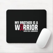 Mein Bruder ist ein Warrior-Sichelzellenbewusstsei Mousepad (Mit Mouse)