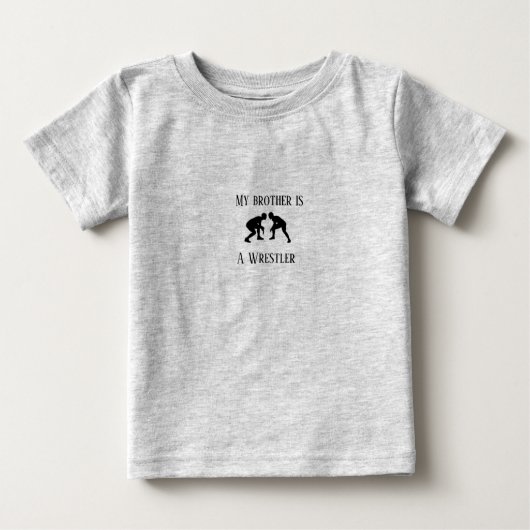 Mein Bruder ist ein Wrestler-Shirt Baby T-shirt (Vorderseite)