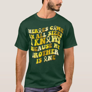 Mein Bruder ist mein Heldenkrebs-Bewusstsein G T-Shirt