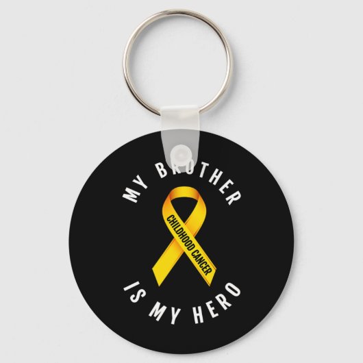 MEIN BRUDER IST MEIN HERO KINDHOOD KREBS BEWUSST. SCHLÜSSELANHÄNGER (Vorderseite)