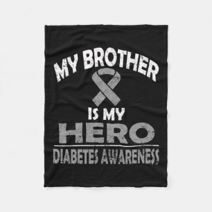Mein Bruder ist mein Herodiabetes-Bewusstsein für Fleecedecke