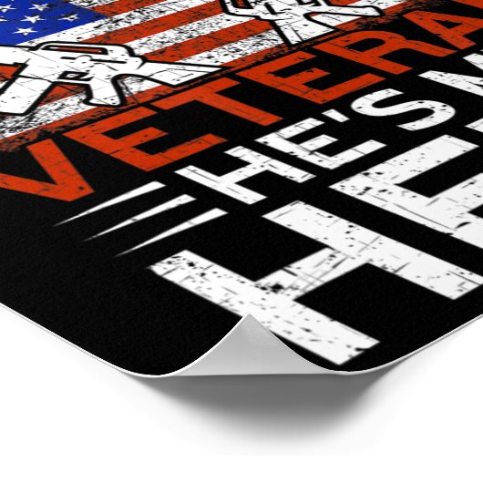 Mein Bruder ist mein herostolzer amerikanischer Ve Poster (Ecke)