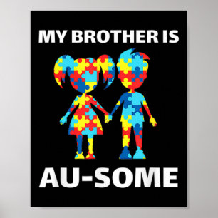 Mein Bruder ist Phantastisch Autismus Sensibilisie Poster