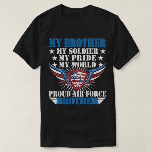 Mein Bruder ist Soldat der Luftwaffe-Bro T-Shirt (Design vorne)